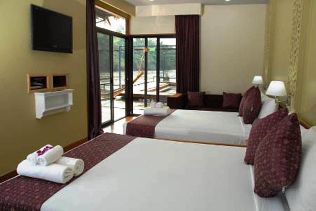 Boutique Raft Resort, River Kwai Szajok Szoba fotó